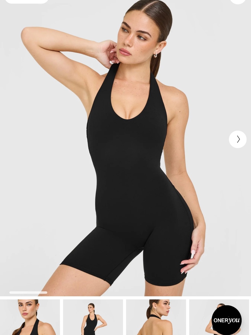 Oner Soft Motion Halter One-Piece Romper - Picture 3 of 4